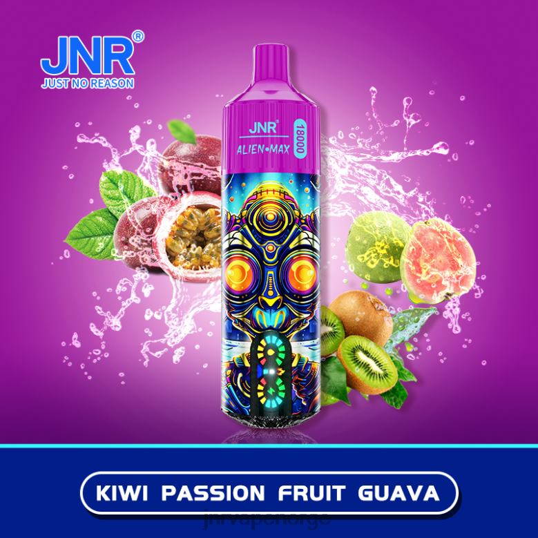 JNR ALIEN maks kiwi pasjonsfrukt guava 6ND0834 | JNR Vape Review