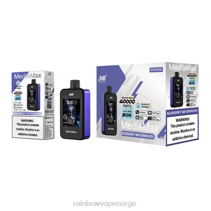 JNR MediaMax 40k puff blåbær vannmelon 20TR12 | JNR Vape Norge