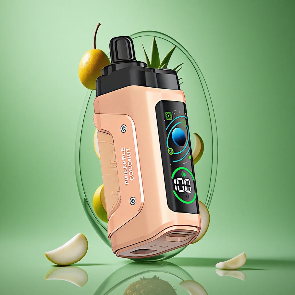 Razz Bar 45000 Puffs Ananas Kokos Justerbar Luftstrøm Type-C Opladbar wholesale Norway