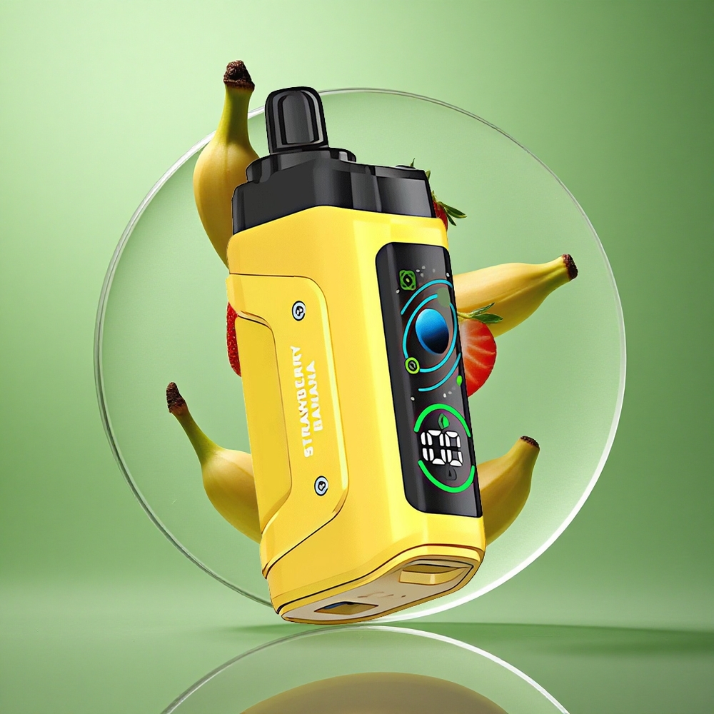 Razz Bar 45000 Puffs Jordbær Banan Justerbar Luftstrøm Type-C Lading wholesale Norway