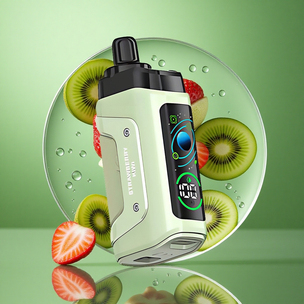 Razz Bar 45000 Puffs Jordbær Kiwi Justerbar Luftstrøm 650 Mah Battery wholesale Norway