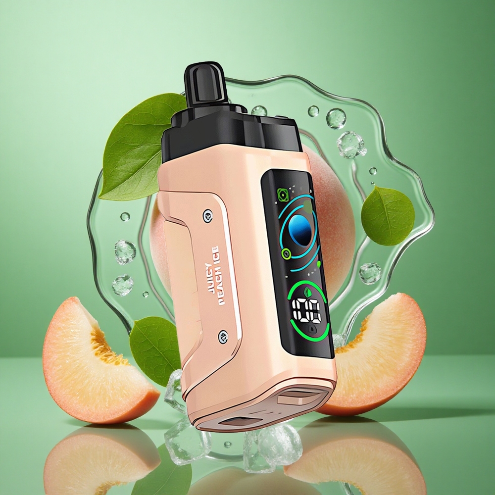 Razz Bar 45000 Puffs Juicy Peach Is Engangs Vape Justerbar Luftstrøm 20 mg/ml Nikotin Styrke wholesale Norway