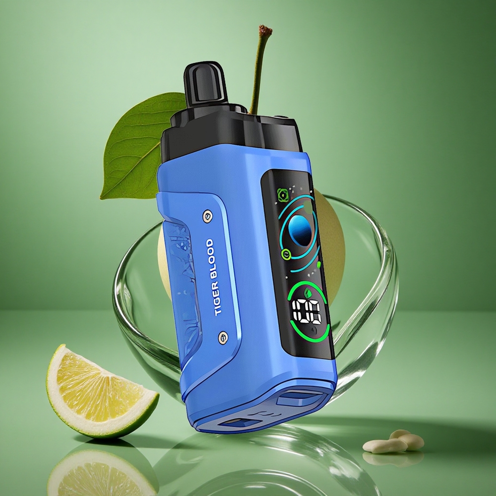 Razz Bar 45000 Puffs Tiger Blod Justerbar Luftstrøm 650 Mah Batteri wholesale Norway