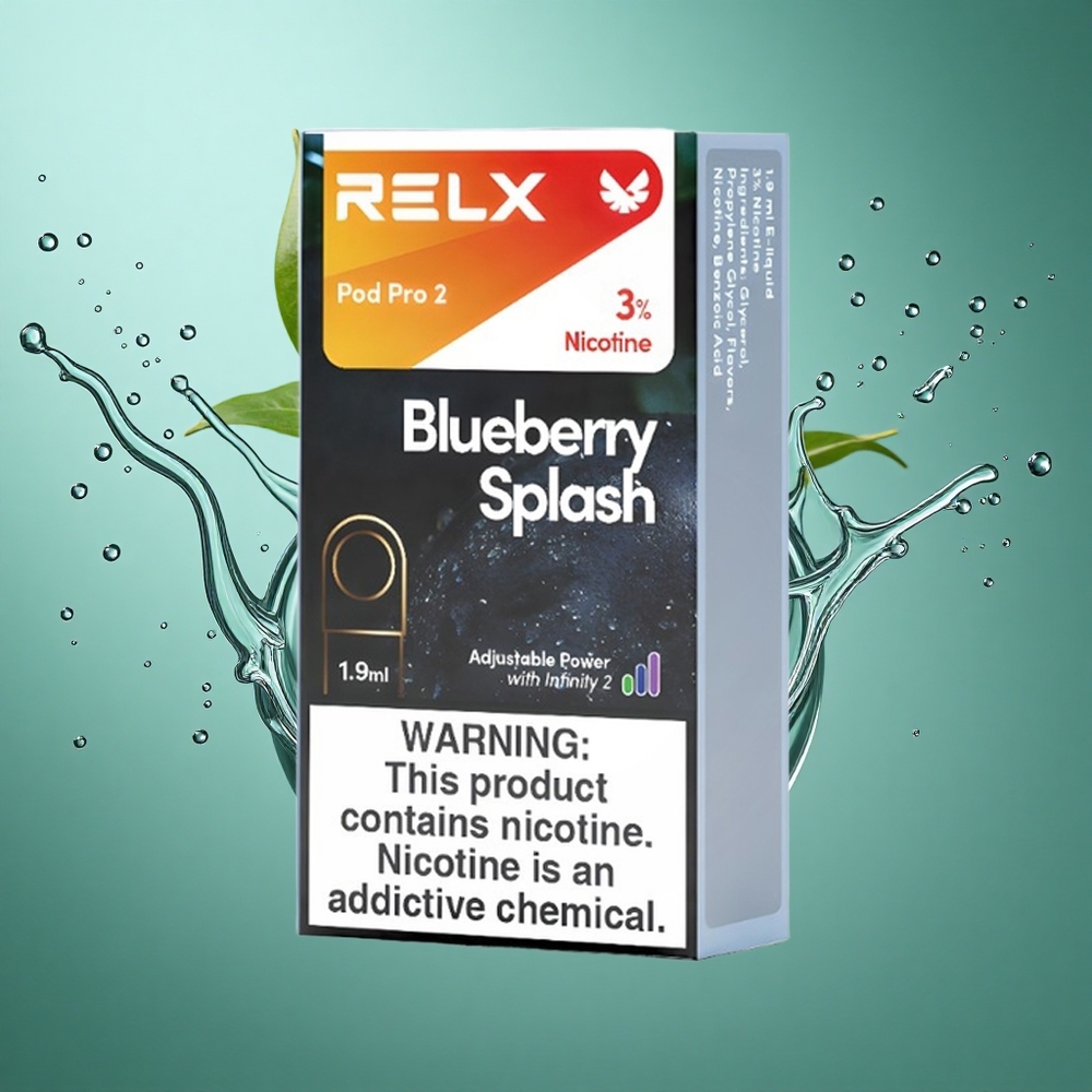 RELX Pod Pro 2 600 Puffs Blåbærsprøyt Nikotininnhold:3% Kapasitet:1.9ml wholesale Norway