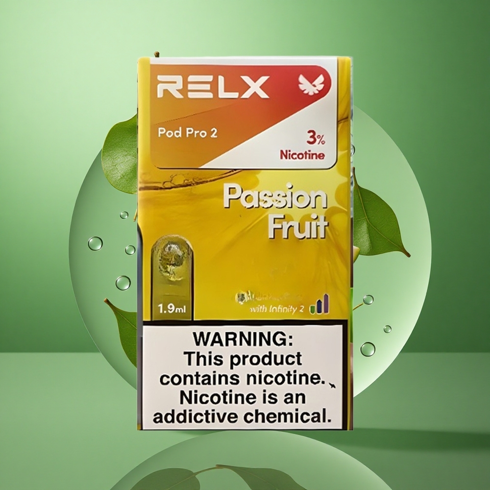 RELX Pod Pro 2 600 Puffs Pasjonsfrukt Nikotininnhold:3% wholesale Norway