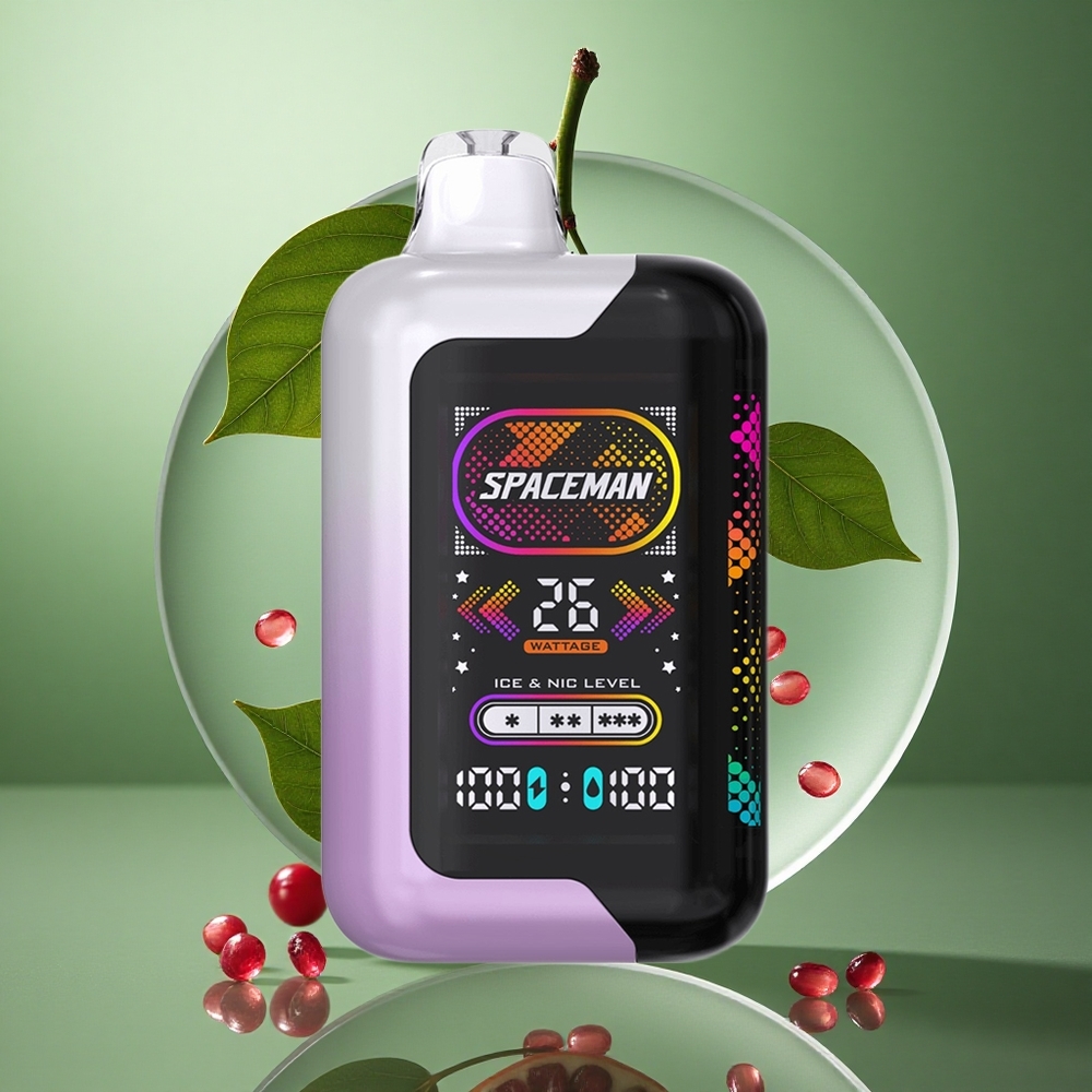 SMOK SPACEMAN SP40000 40000 Puffs Kirsebær Granat eLiquid Kapasitet 20ml wholesale Norway